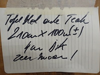 Tafelblad teak - afbeelding 3 van  3