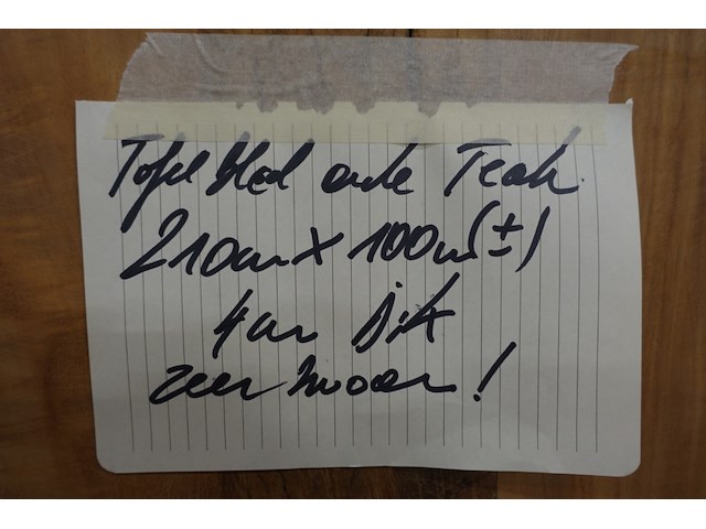 Tafelblad teak - afbeelding 3 van  3