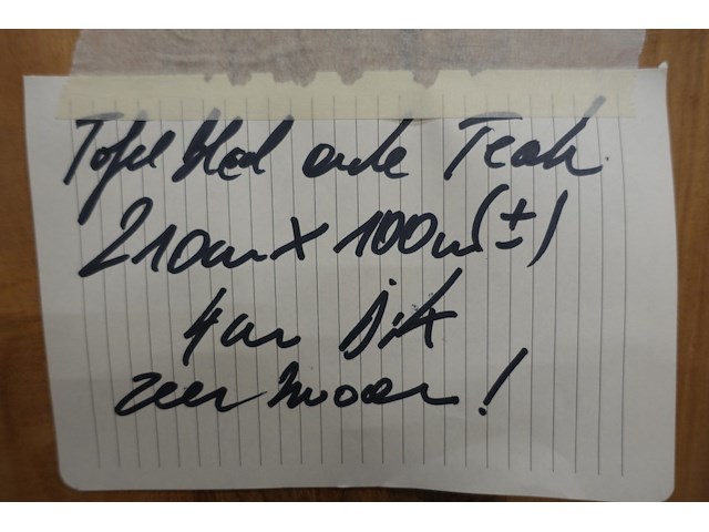 Tafelblad teak - afbeelding 3 van  3