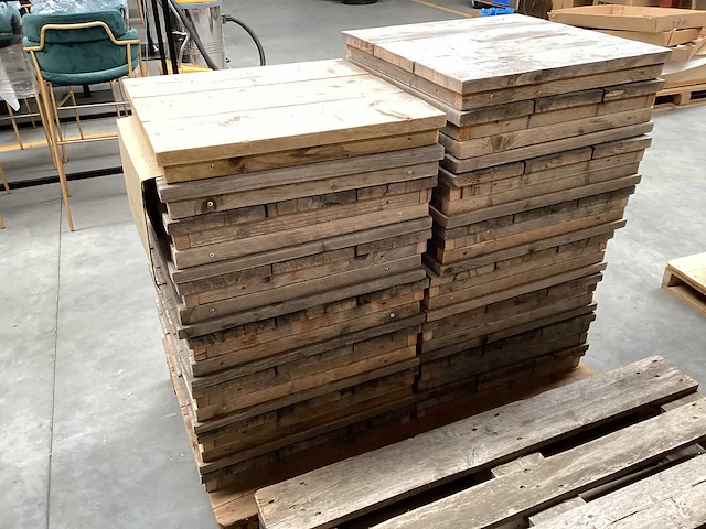 Tafelbladen steigerhout (27x) - afbeelding 2 van  3
