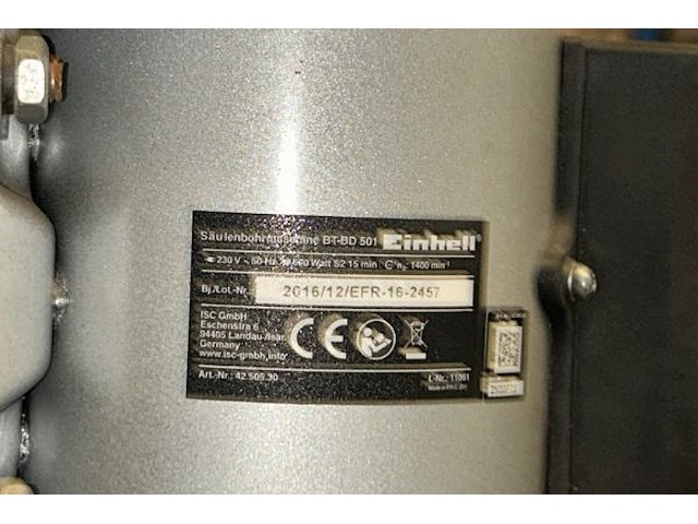 Tafelboormachine - afbeelding 7 van  7