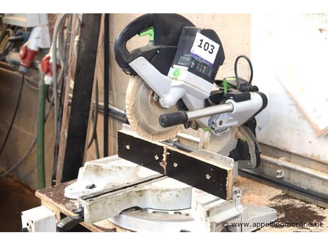 Tafelcirkelzaagmachine festool ks 120 eb - afbeelding 1 van  4