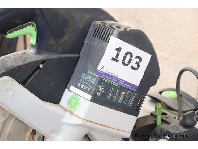 Tafelcirkelzaagmachine festool ks 120 eb - afbeelding 2 van  4