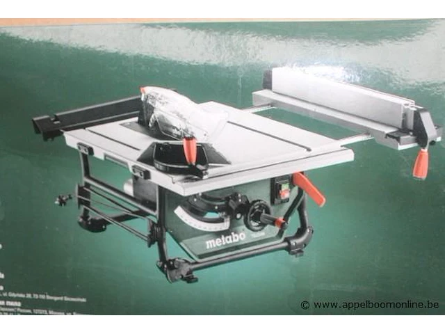Tafelcirkelzaagmachine metabo, ts 254m - afbeelding 2 van  4