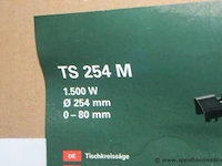 Tafelcirkelzaagmachine metabo, ts 254m - afbeelding 3 van  4
