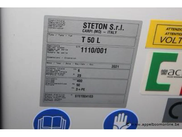 Tafelfreesmachine steton, t 50 l, bj 2021, 400v, stet004103 - afbeelding 5 van  6