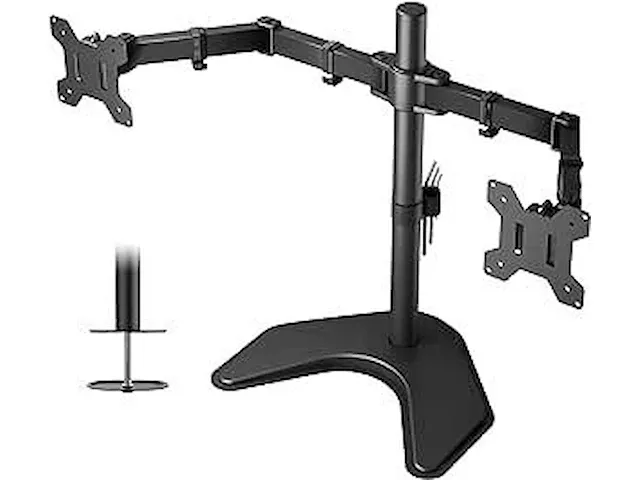 Tafelhouder voor 2 monitors - afbeelding 1 van  2