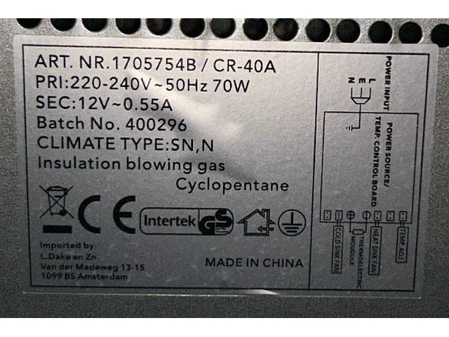 Tafelkoelkast 38 liter - afbeelding 6 van  6