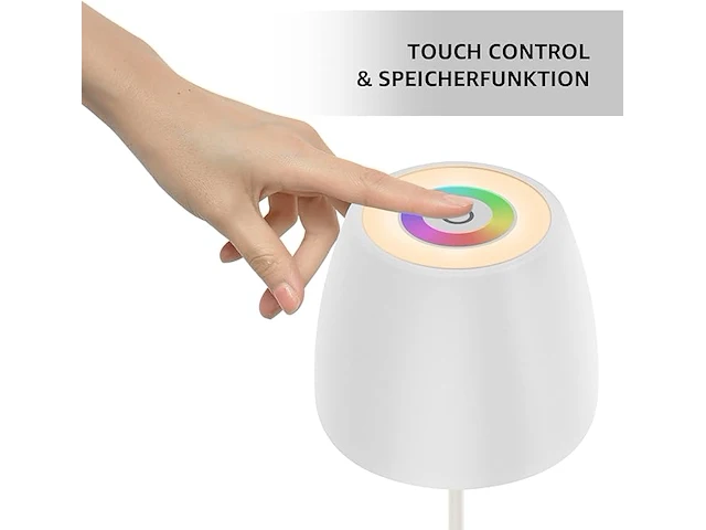 Tafellamp, draadloos met touch - afbeelding 3 van  5