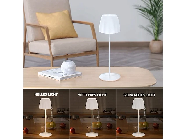 Tafellamp, draadloos met touch - afbeelding 4 van  5