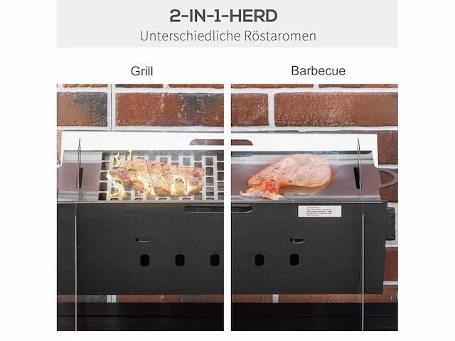 Tafelmodel bbq - rvs - zilver (x4) - afbeelding 4 van  6