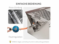 Tafelmodel bbq - rvs - zilver (x4) - afbeelding 5 van  6