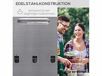 Tafelmodel bbq - rvs - zilver (x4) - afbeelding 6 van  6