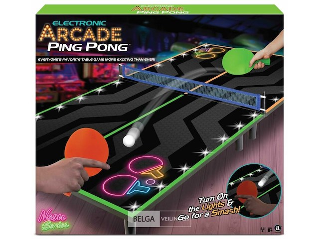Tafelpingpong met licht - afbeelding 1 van  2