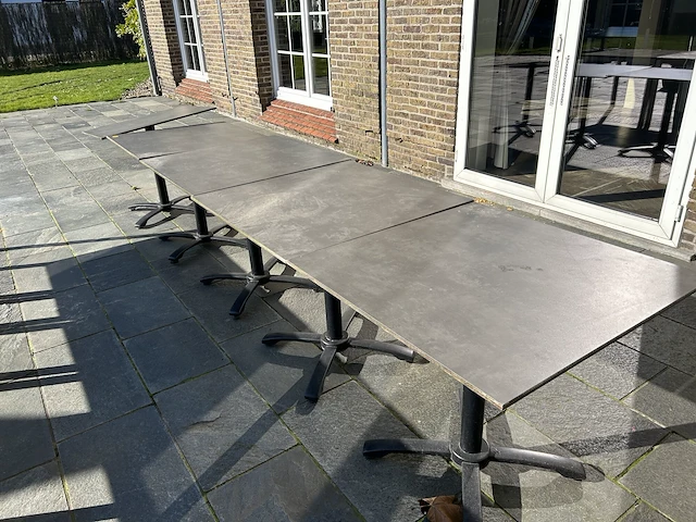Tafels met voet volkern blad 80x80 (5st) - afbeelding 1 van  1