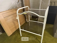 Tafeltje met glas l43xb43xh56 cm - afbeelding 3 van  3