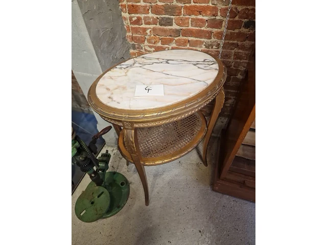 Tafeltje met marmeren blad - afbeelding 3 van  3