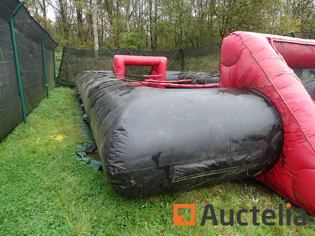 Tafelvoetbal + zeildoek, 4 ballen, inflator - afbeelding 13 van  18
