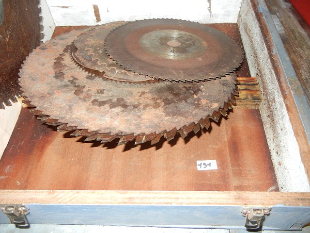 Tafelzaag en zaagbladen - afbeelding 1 van  1