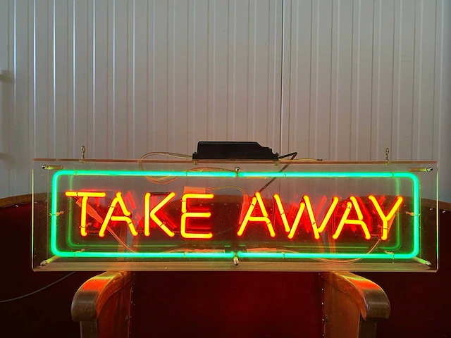 Take away - neon verlichting - afbeelding 1 van  4