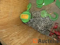 Takel keten en stuk van zijn roltafel