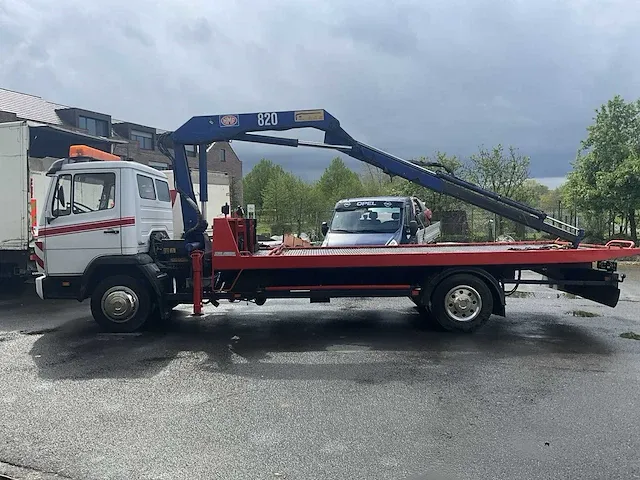 Takelwagen mercedes ecoliner met schuifplateau en laadkraan - 1997 - afbeelding 34 van  35