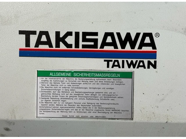 Takisawa nex-908 cnc draaibank - afbeelding 9 van  9