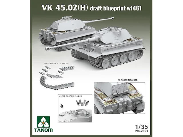 Takom - model char vk45.02 - afbeelding 3 van  3