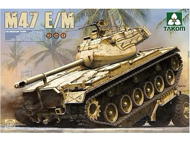 Takom us medium tank m47 - afbeelding 1 van  1