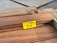 Tali - tali terrasplanken 2,45m / 2,15m / 1,80m / 1m (40x) - afbeelding 2 van  7