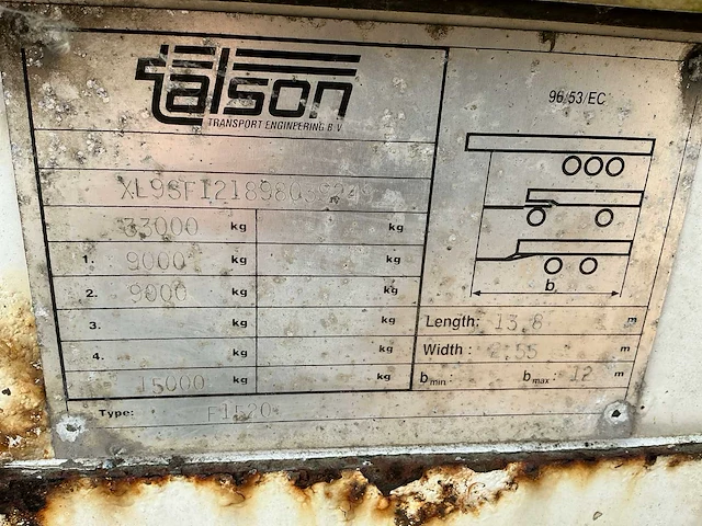 Talson f1520 oplegger - afbeelding 4 van  20