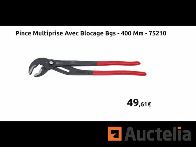 Tang met slot bsg 75210 - afbeelding 1 van  3