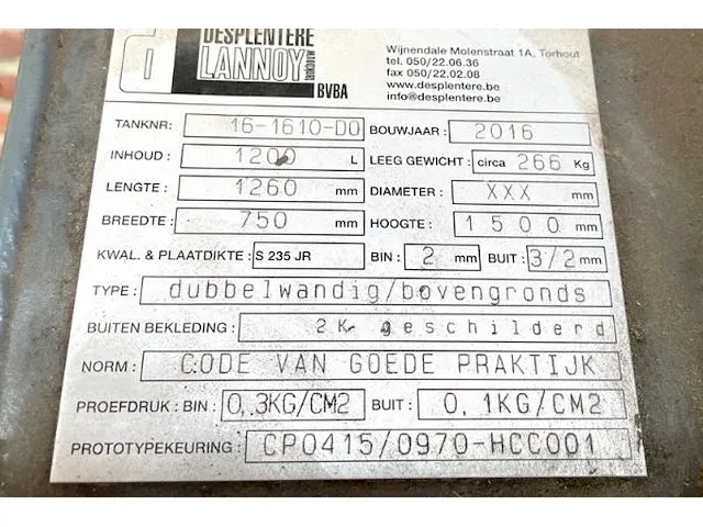 Tank desplentere - afbeelding 3 van  6