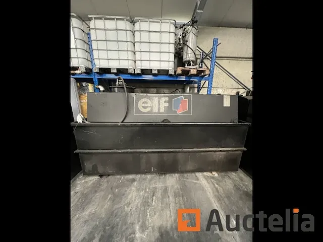 Tank enkele wand staal + opvangbak, 2400l capaciteit - afbeelding 4 van  4