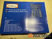 Tap en snij set 110-delig metrisch tungsten staal - afbeelding 1 van  9