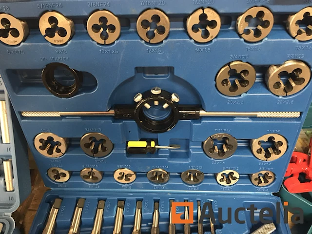 Tap en snij set 45-delig metrisch tungsten staal - afbeelding 7 van  8