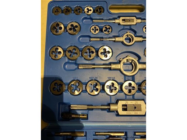 Tap en snijset 110-delig metrisch tungsten staal - afbeelding 2 van  4