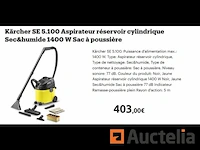 Tapijt- en vloerreiniger karcher se 5.100 - afbeelding 1 van  1