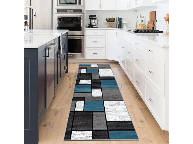 Tapijt 80x120cm blauw - afbeelding 2 van  5