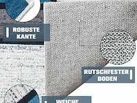 Tapijt 80x120cm blauw - afbeelding 3 van  5