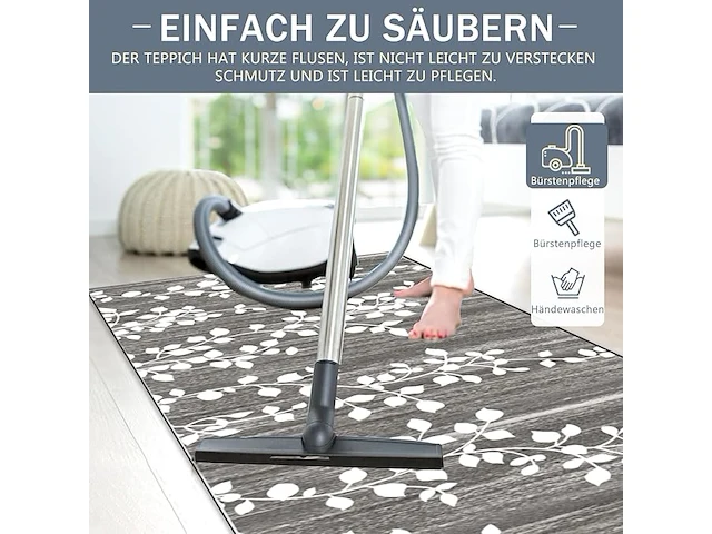 Tapijt 80x120cm grijs - afbeelding 1 van  3