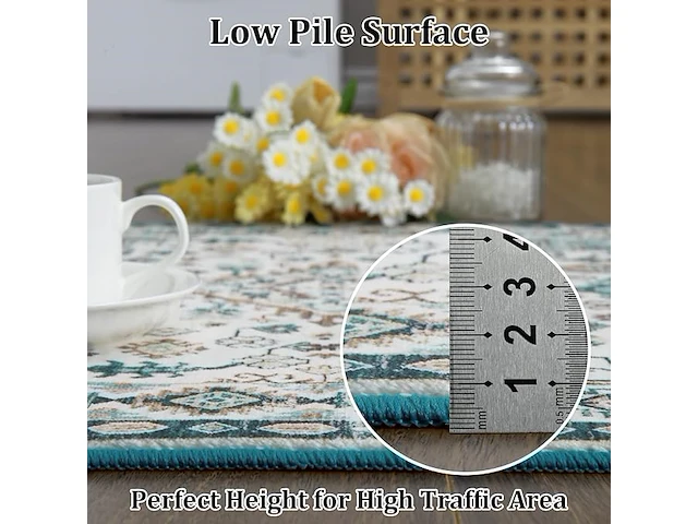 Tapijt boho syle 80x150cm - afbeelding 3 van  4