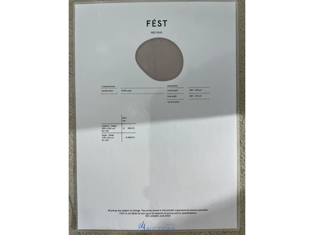 Tapijt fest - afbeelding 3 van  6