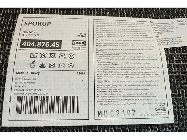 Tapijt ikea - afbeelding 3 van  3