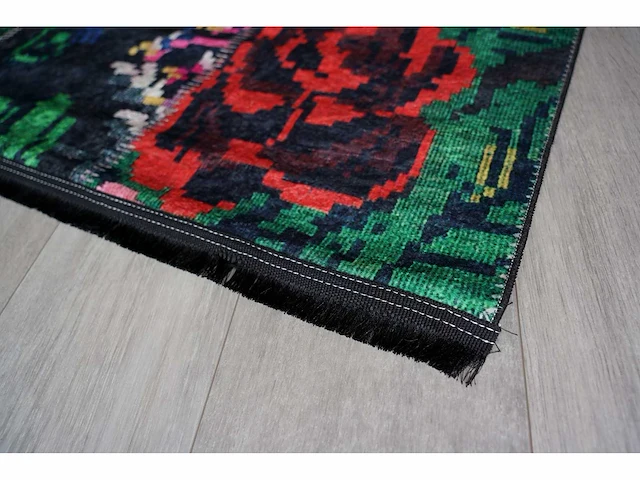 Tapijt met bloemen design (1x) - afbeelding 1 van  3
