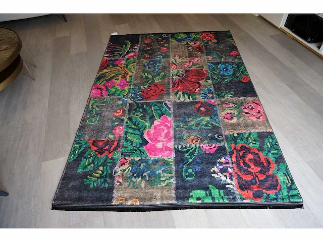 Tapijt met bloemen design (1x) - afbeelding 2 van  3