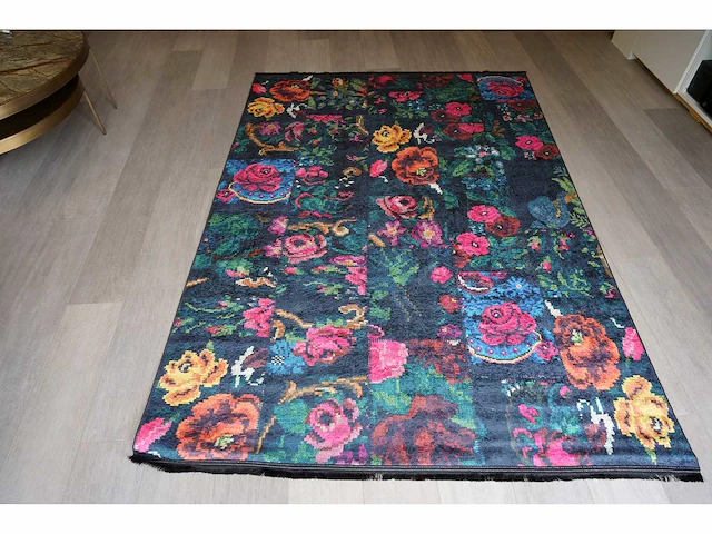 Tapijt met bloemen design (1x) - afbeelding 1 van  3