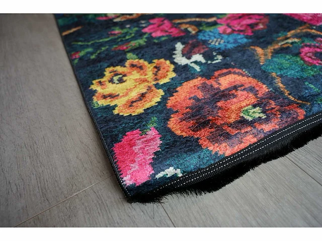 Tapijt met bloemen design (1x) - afbeelding 3 van  3
