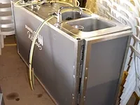 Taptoog met dubbele spoelbak en 2 tapkranen cornelius av-40h1/2 (1136) - afbeelding 5 van  11