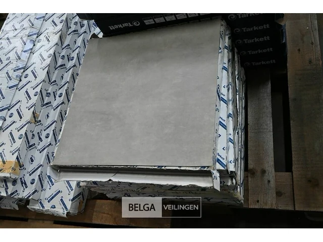 Tarkett vinylvloer medium grey 50x50 cm - afbeelding 1 van  2